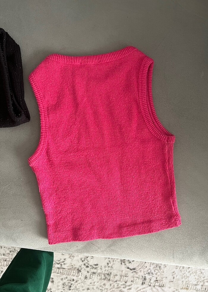 2 adet sıfır kol crop - Görsel 4