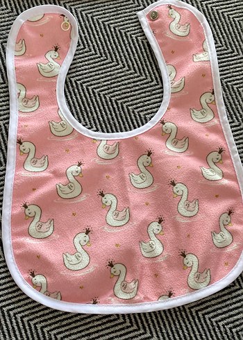 Pembe Bebek mama  Önlüğü - Görsel 4