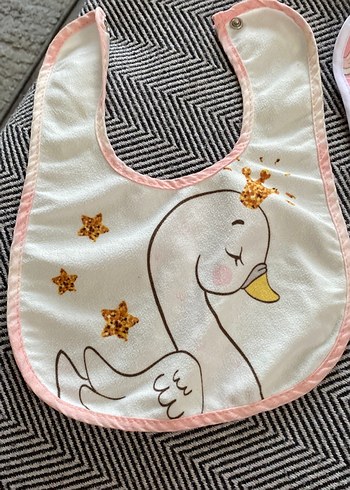 Pembe Bebek mama  Önlüğü - Görsel 3