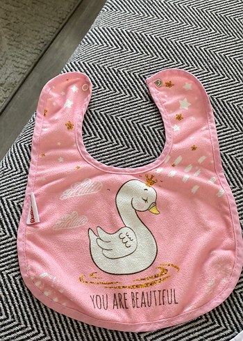 Pembe Bebek mama  Önlüğü - Görsel 2