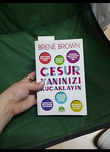 Cesur yanınızı kucaklayın B. Brown kitap kişisel gelişim 