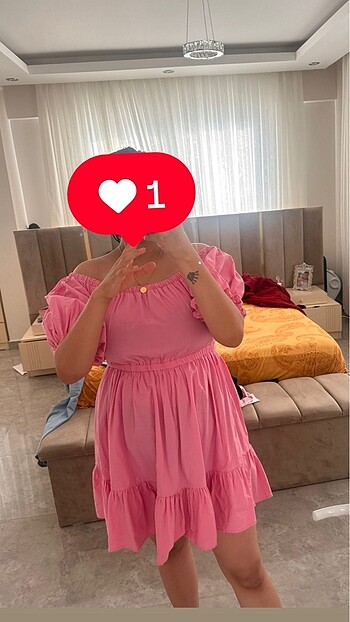 Koton pembe elbise