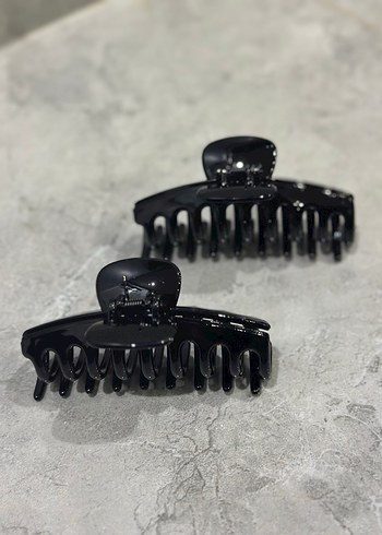 Koyu Siyah Saç Tokası - Görsel 4