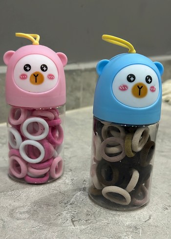 Çocuklar İçin Renkli Ayıcık Lastik Toka Seti - Görsel 3