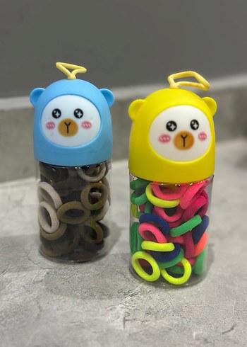 Renkli Elastik Çocuk Saç Tokaları Seti - Görsel 3