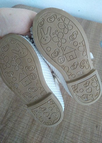 Beyaz Kız Çocuk Fiyonklu Babet - Görsel 2