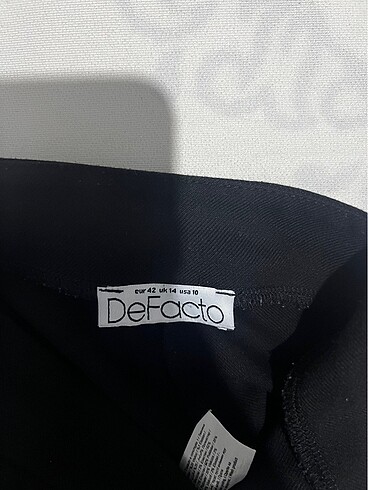Defacto pantolon krep kumaş