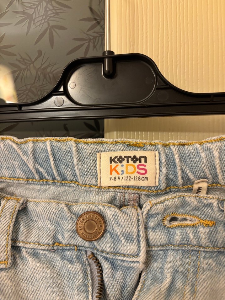 Koton kız çocuk Kot Şort - Görsel 2