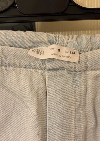 Zara kız çocuk Kot kargo Pantolon - Görsel 2