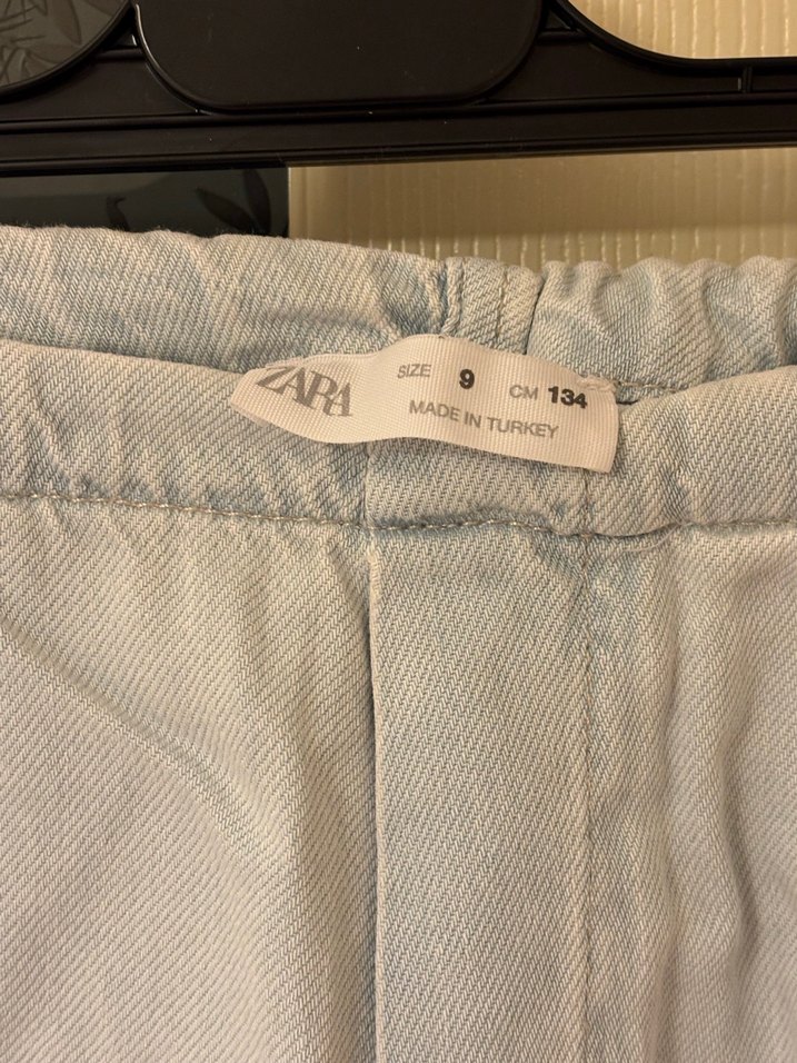 Zara kız çocuk Kot kargo Pantolon - Görsel 2