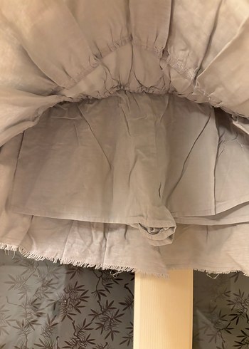 Zara kız çocuk keten şort etek - Görsel 2