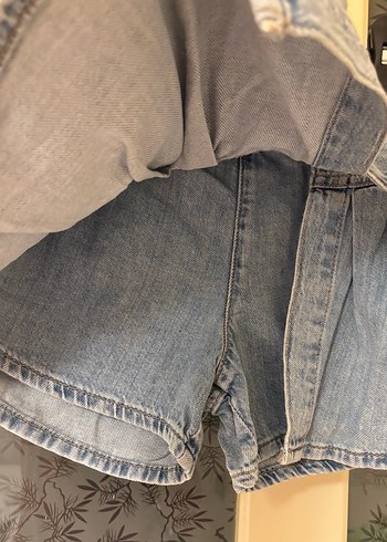 Zara kız çocuk kot şort etek - Görsel 2