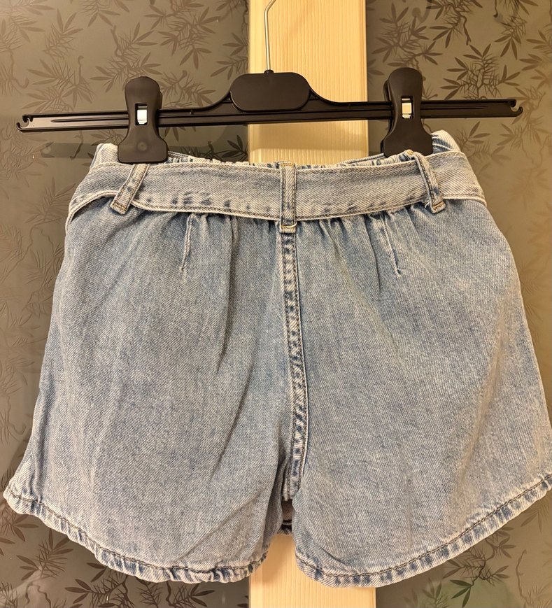 Zara kız çocuk kot şort etek - Görsel 4