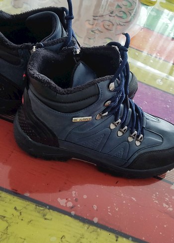 Lacivert Erkek Outdoor Botları Velcro Detaylı - Görsel 2