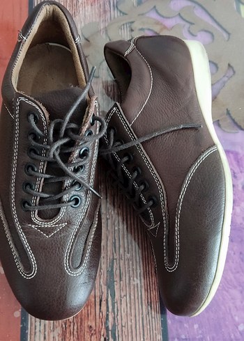 Koyu Kahverengi Erkek Bağcıklı Spor Ayakkabı - Görsel 2