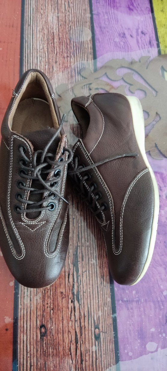 Koyu Kahverengi Erkek Bağcıklı Spor Ayakkabı - Görsel 2