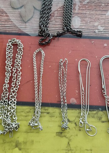 Renkli Zincir Detaylı Kadın Vücut Zinciri - Görsel 10