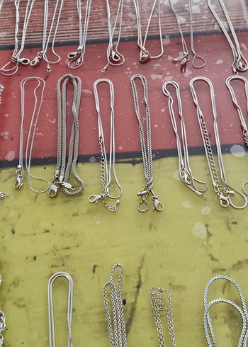 Renkli Zincir Detaylı Kadın Vücut Zinciri - Görsel 13