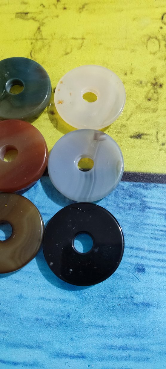 Bohem Tarzda Renkli Doğal Taş Boncuklar - Görsel 5