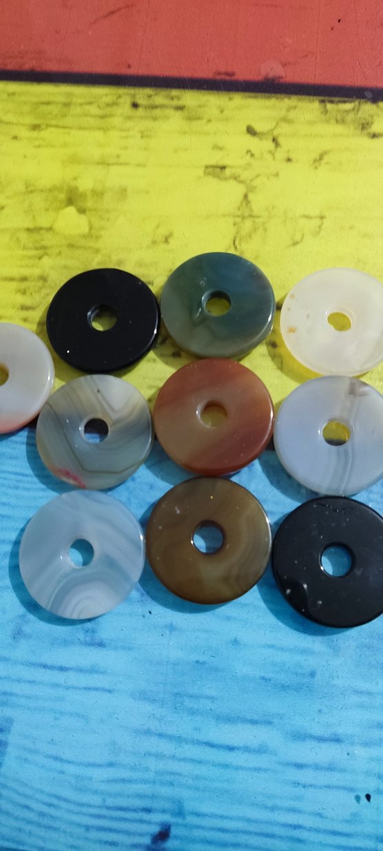 Bohem Tarzda Renkli Doğal Taş Boncuklar - Görsel 2