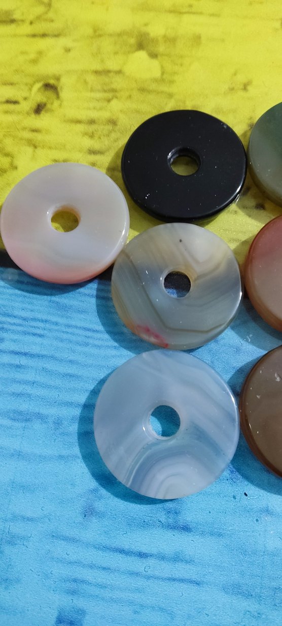 Bohem Tarzda Renkli Doğal Taş Boncuklar - Görsel 4