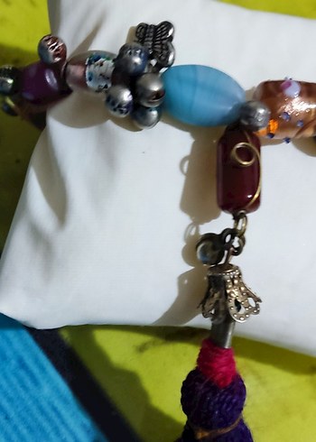 Renkli Boncuklu Bayan Bilekliği - Görsel 3