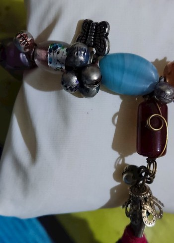 Renkli Boncuklu Bayan Bilekliği - Görsel 2