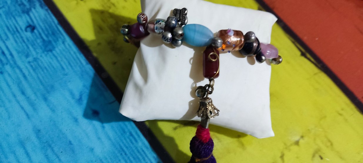 Renkli Boncuklu Bayan Bilekliği - Görsel 3