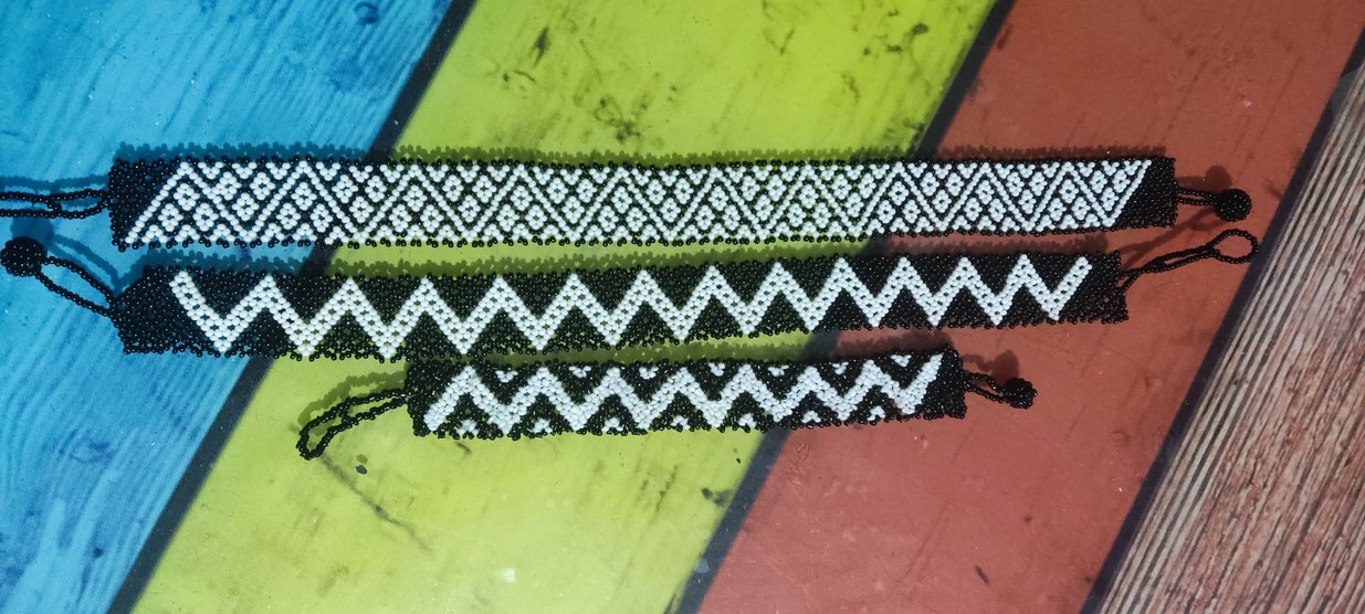 Nakışlı Boncuklu Bohem Kadın Bileklikleri - Görsel 2