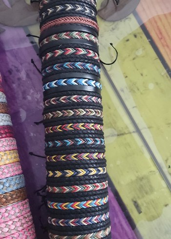 Bohem Renkli Elastik Kadın Bileklikleri - Görsel 4