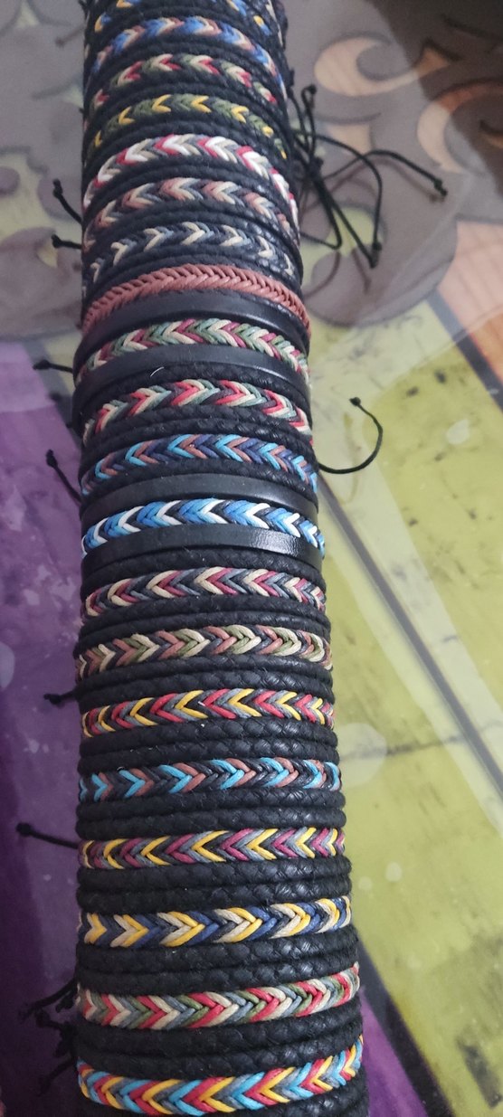 Bohem Renkli Elastik Kadın Bileklikleri - Görsel 2