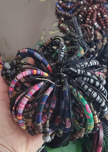 Renkli Boncuklu Bohem Bileklik - Görsel 2