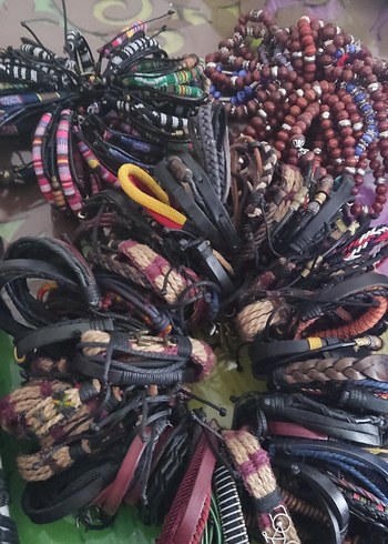 Renkli Boncuklu Bohem Bileklik - Görsel 3