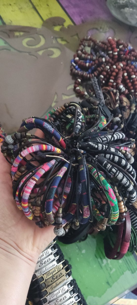 Renkli Boncuklu Bohem Bileklik - Görsel 2