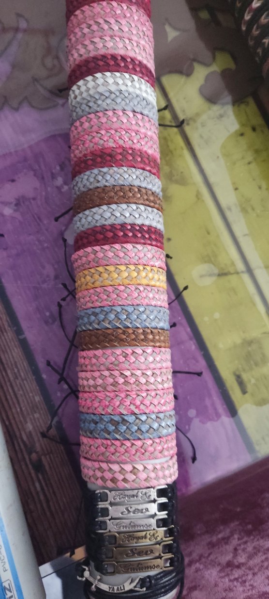 Renkli Yılan Desenli Elastik Kadın Bileklik - Görsel 3