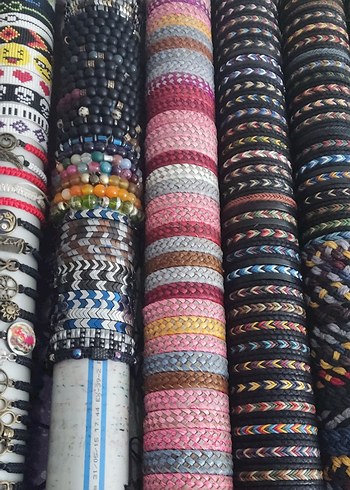 Renkli Bohem Elastik Bileklik - Görsel 3