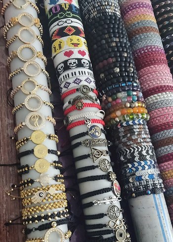 Renkli Bohem Elastik Bileklik - Görsel 4