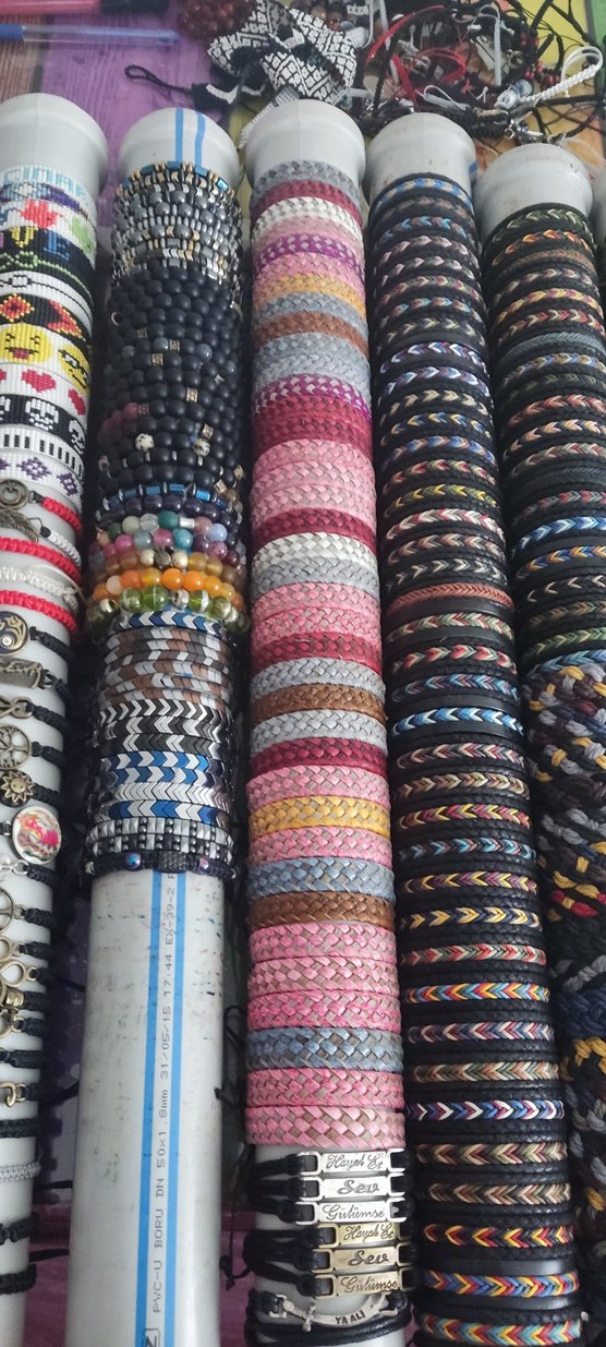 Renkli Bohem Elastik Bileklik - Görsel 3