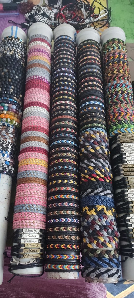 Renkli Bohem Elastik Bileklik - Görsel 2