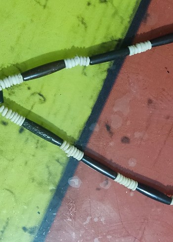 Renkli Boncuklu Uzun Bohem Erkek Kolyesi - Görsel 3