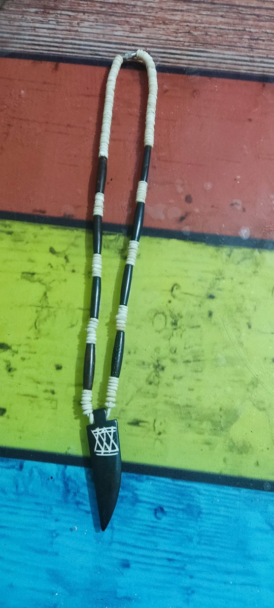 Renkli Boncuklu Uzun Bohem Erkek Kolyesi - Görsel 2