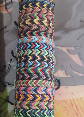 Renkli Bohem Boncuklu Kadın Bileklikleri - Görsel 3