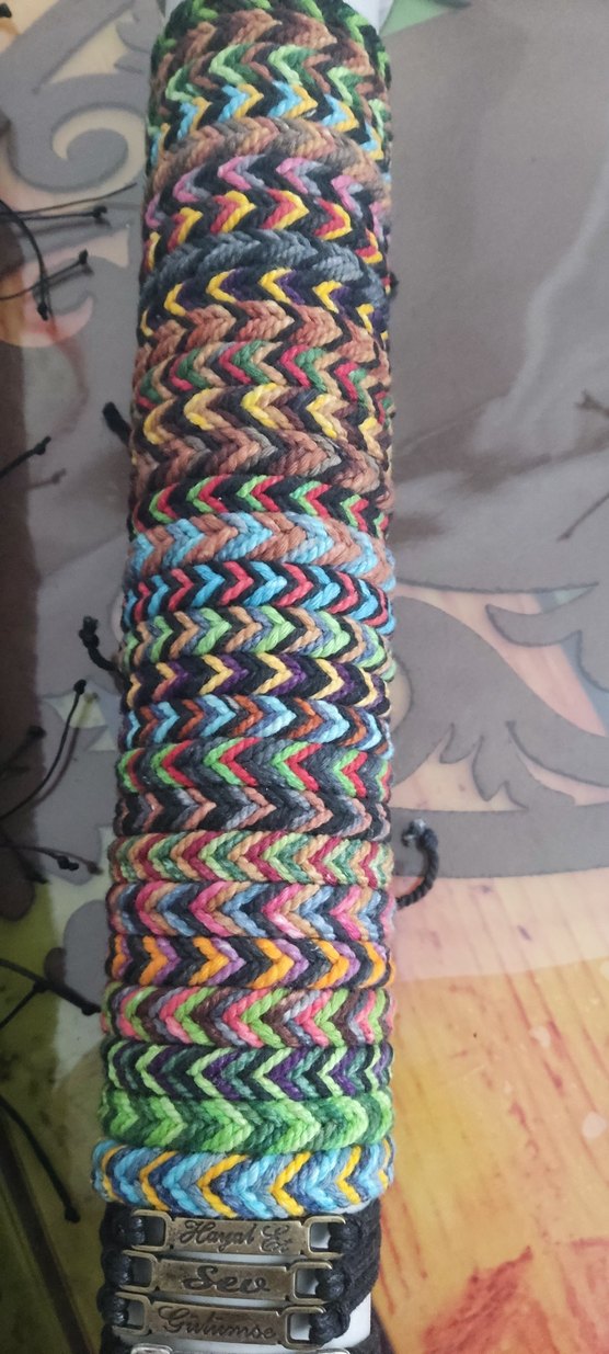 Renkli Bohem Boncuklu Kadın Bileklikleri - Görsel 3