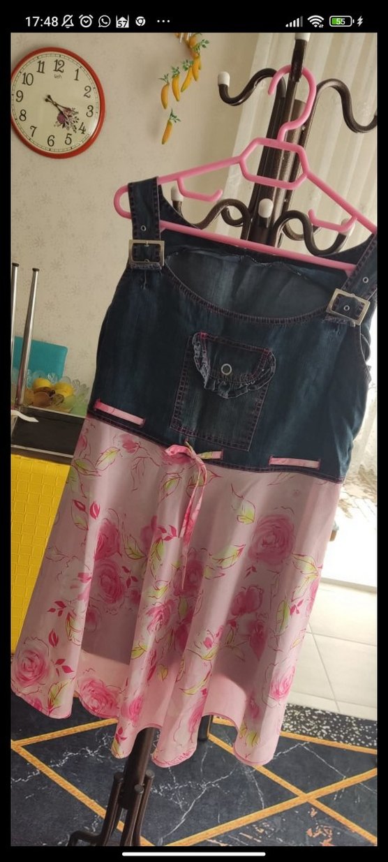 Pembe Kot Desenli  hamilelik - Görsel 5