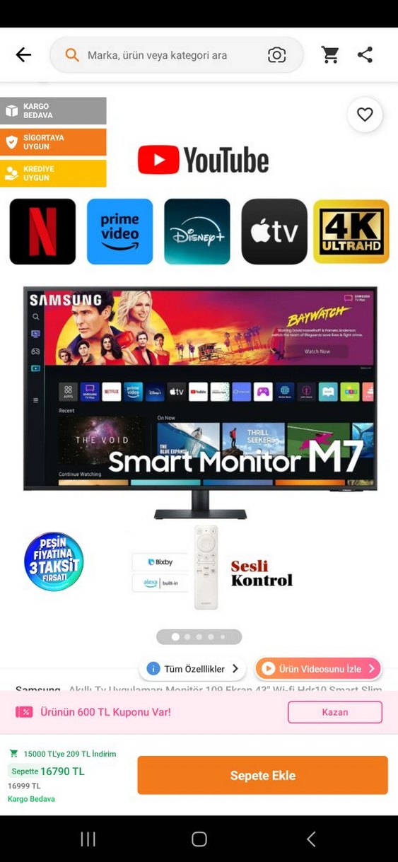 bilgisayar monitör +tv - Görsel 2