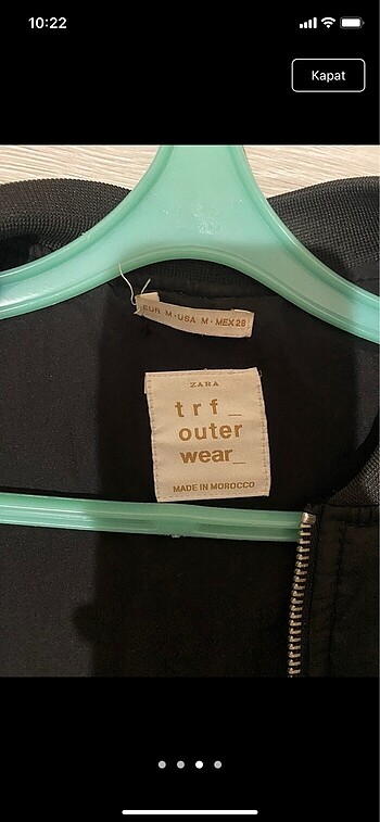 Zara zara bomber ceket