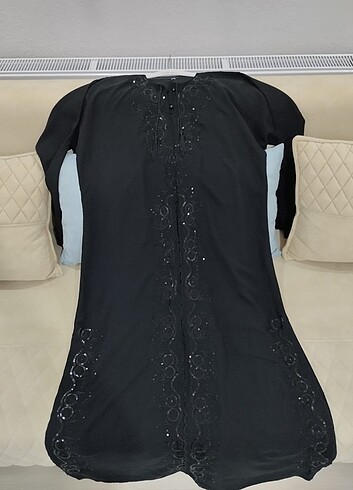 Armine Siyah ferace hac kıyafeti elbise