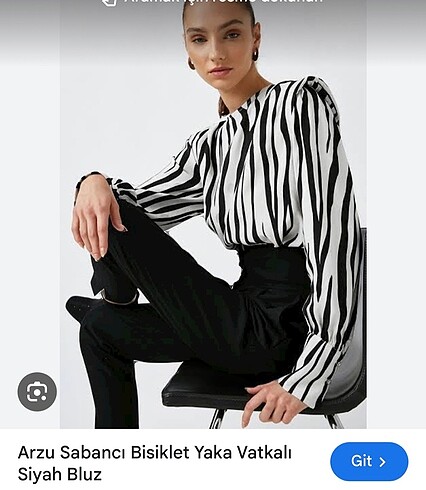 Koton X Arzu Sabancı Vatkalı Bluz