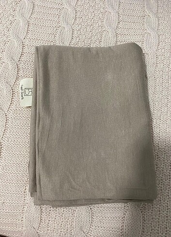 Fresh Scarfs Penye krem rengi şal