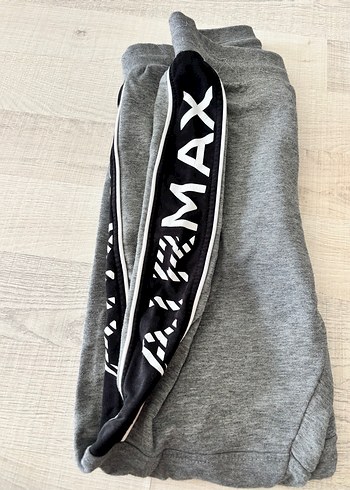 Erkek Gri Rahat Kesim Fermuarlı Eşofman Altı - Görsel 3